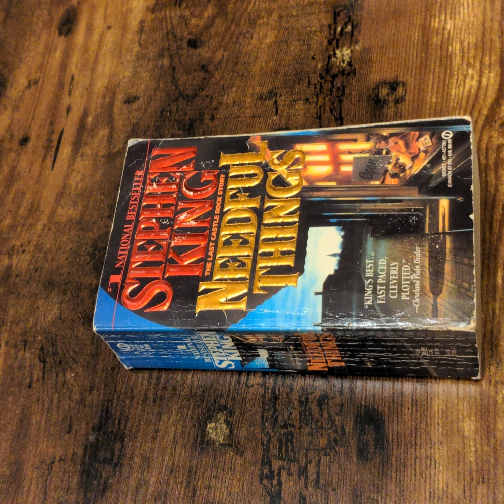 Stephen king needful things book